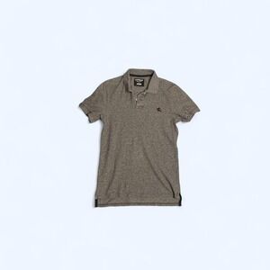 Express women's grey polo shirt size S